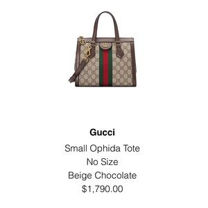 Gucci small ophida tote